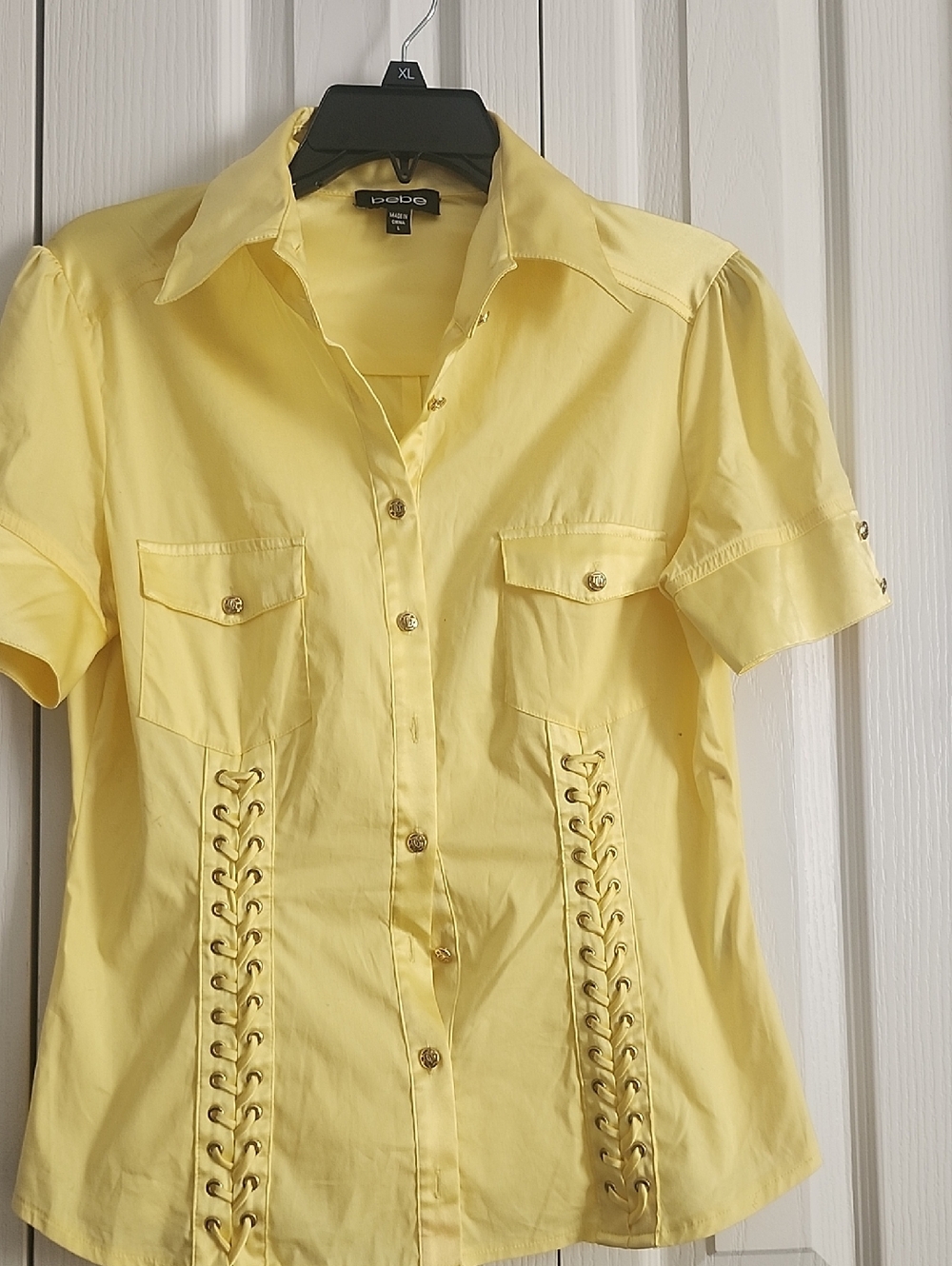 Bebe Yellow Top